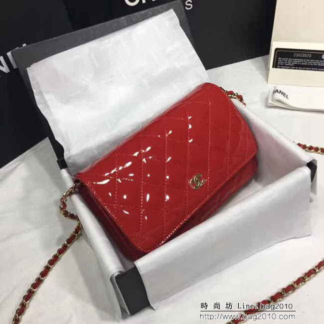 香奈兒CHANEL 33814 經典款 發財包 漆皮系列 DSC1149